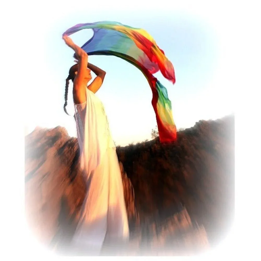 BFA 7 Color Biblical Rainbow God's Promise 100% Silk 108